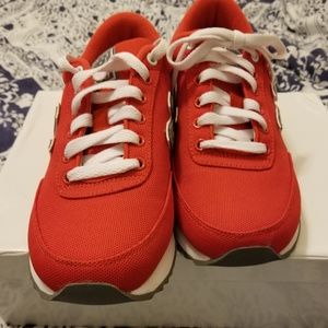 Women Red New Balance Sneakers